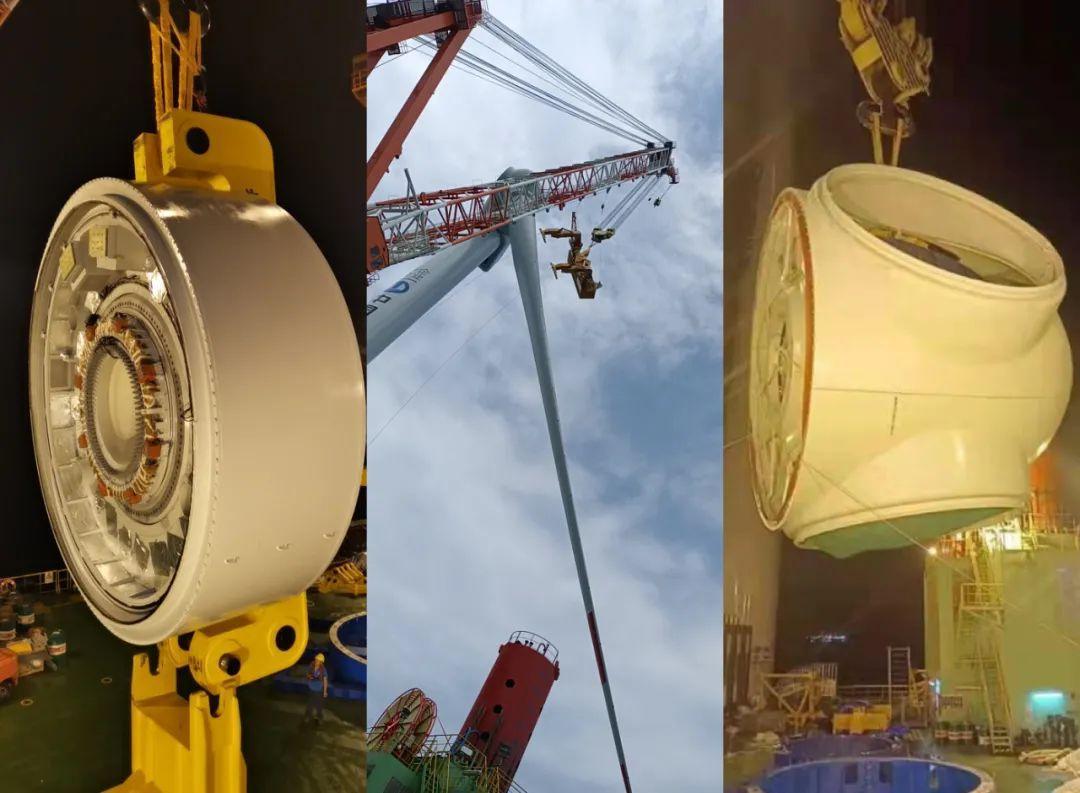 長樂：國內首個外海深水區大機型海上風電成功安裝