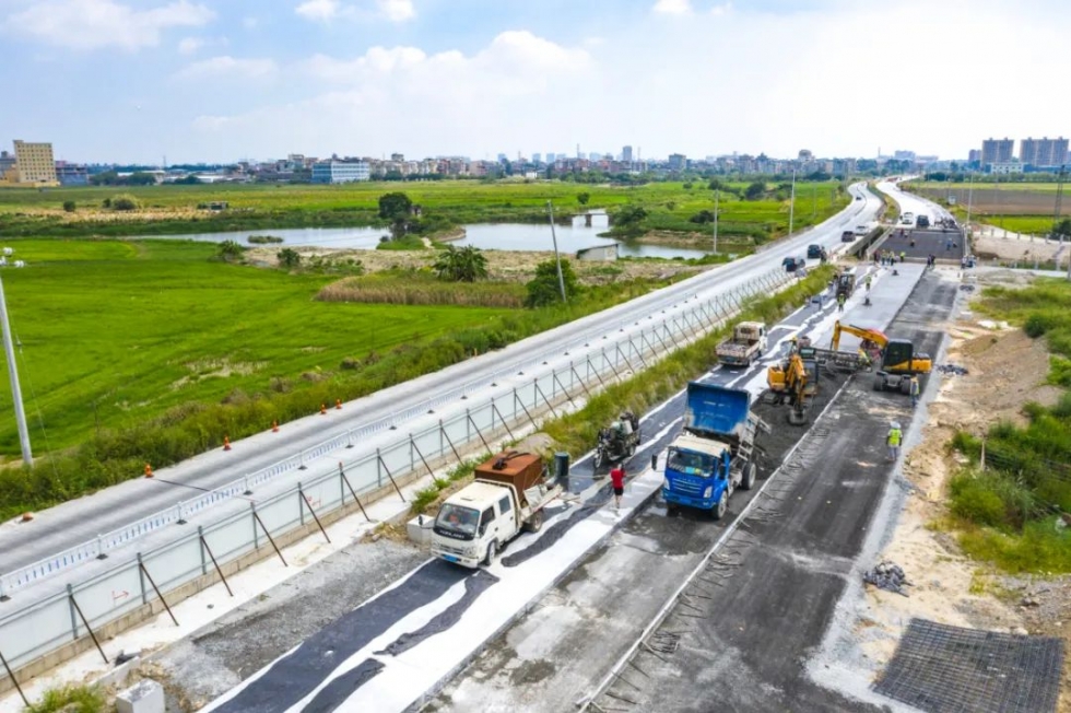 長樂營濱路部分路段計劃9月底實現通車