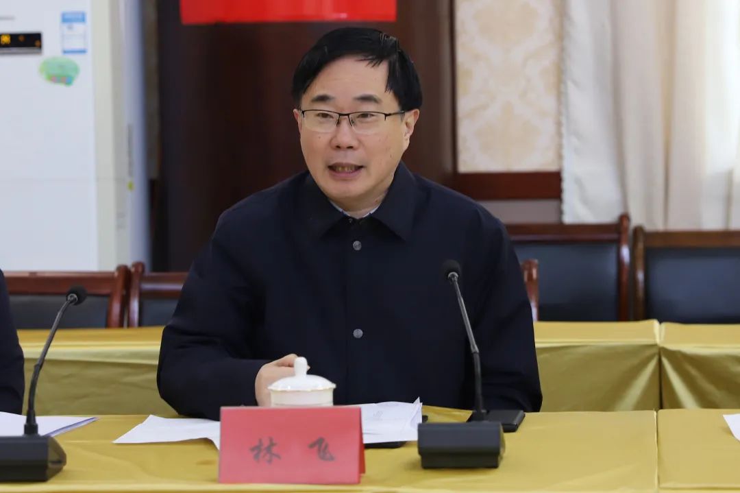 林飛帶隊走訪新區(qū)企業(yè)推動項目建設